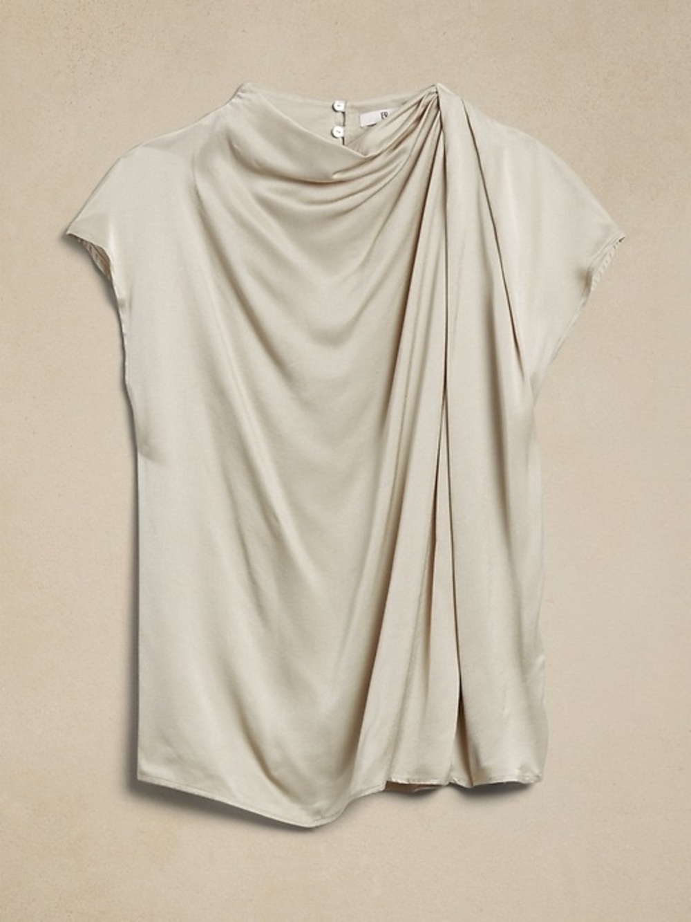 BANANA REPUBLIC BAHARI SATIN TOP - Picture 3 of 6